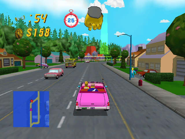 The Simpsons Road Rage screenshot 4 for Gamecube